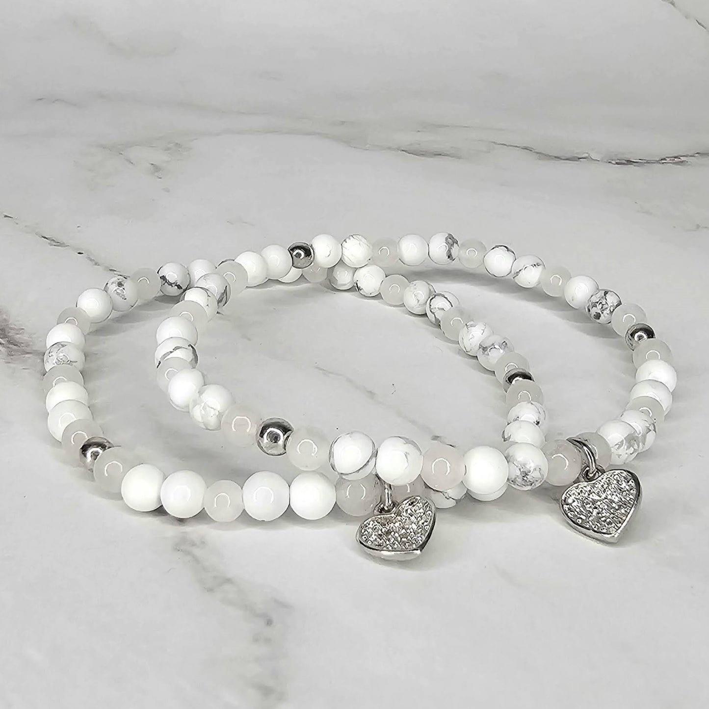 True Heart Crystal Bracelet - Romantic and Self Love