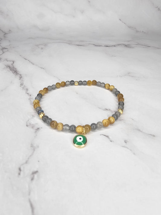 Haters Don't Ball Crystal Bracelet - Evil Protection for Success and Wealth