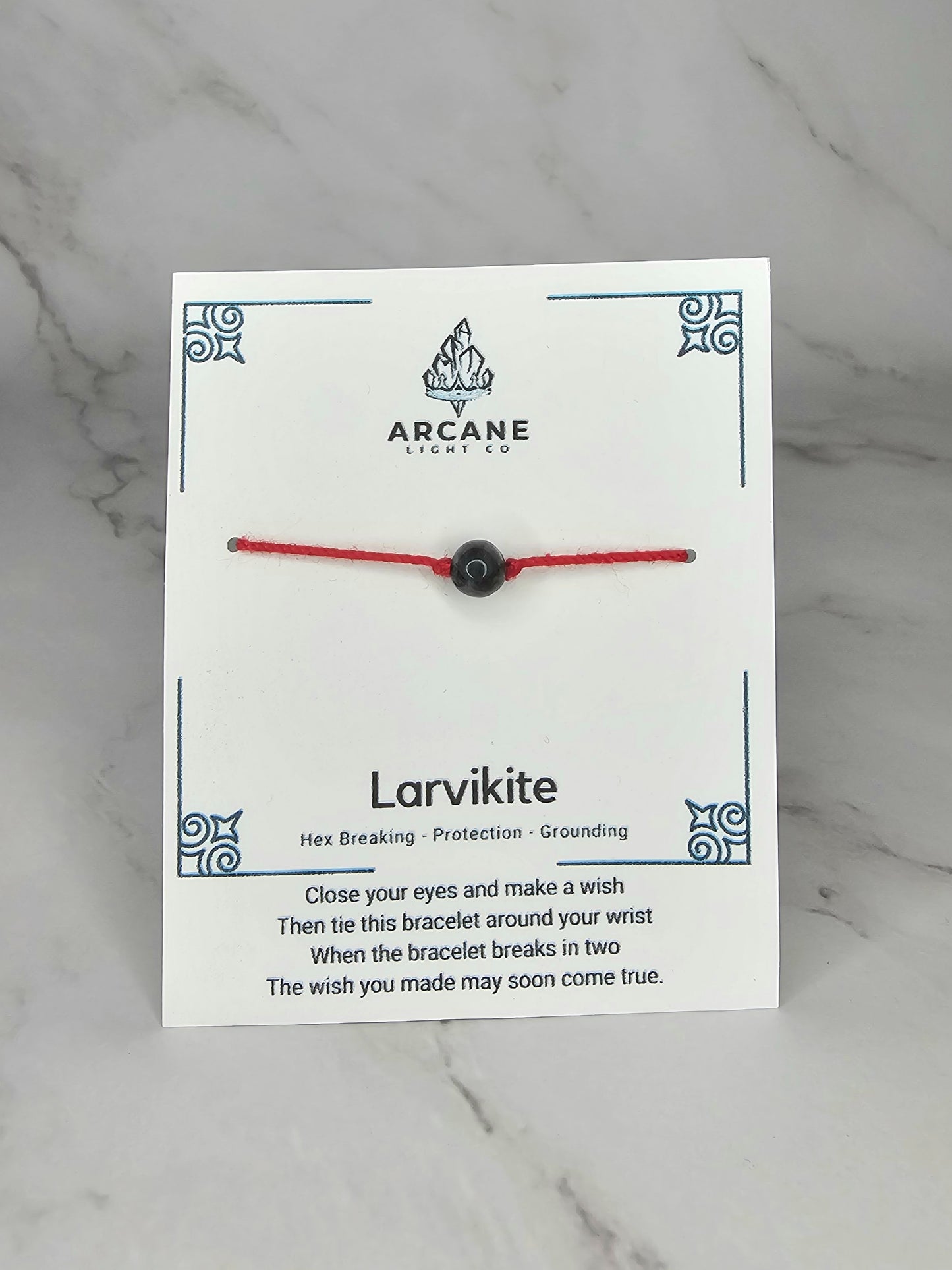 Arcane Wish Bracelet - Larvikite