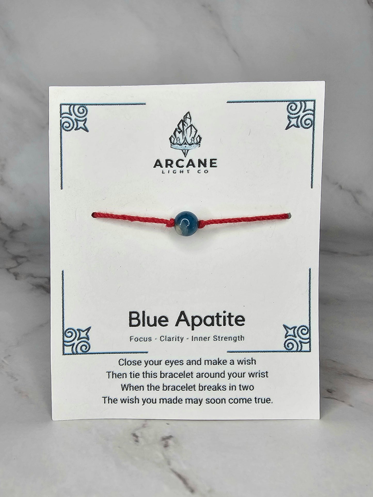 Arcane Wish Bracelet - Blue Apatite