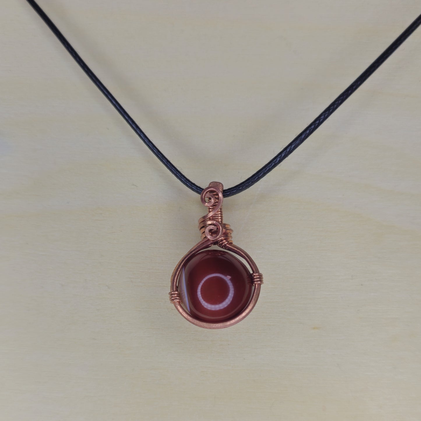Arcane Seed - Agate Crystal Pendant - Wire Wrapped
