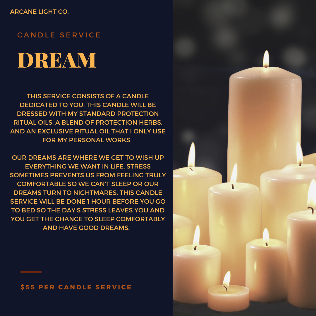 Dream Candle Service - Ritual Service