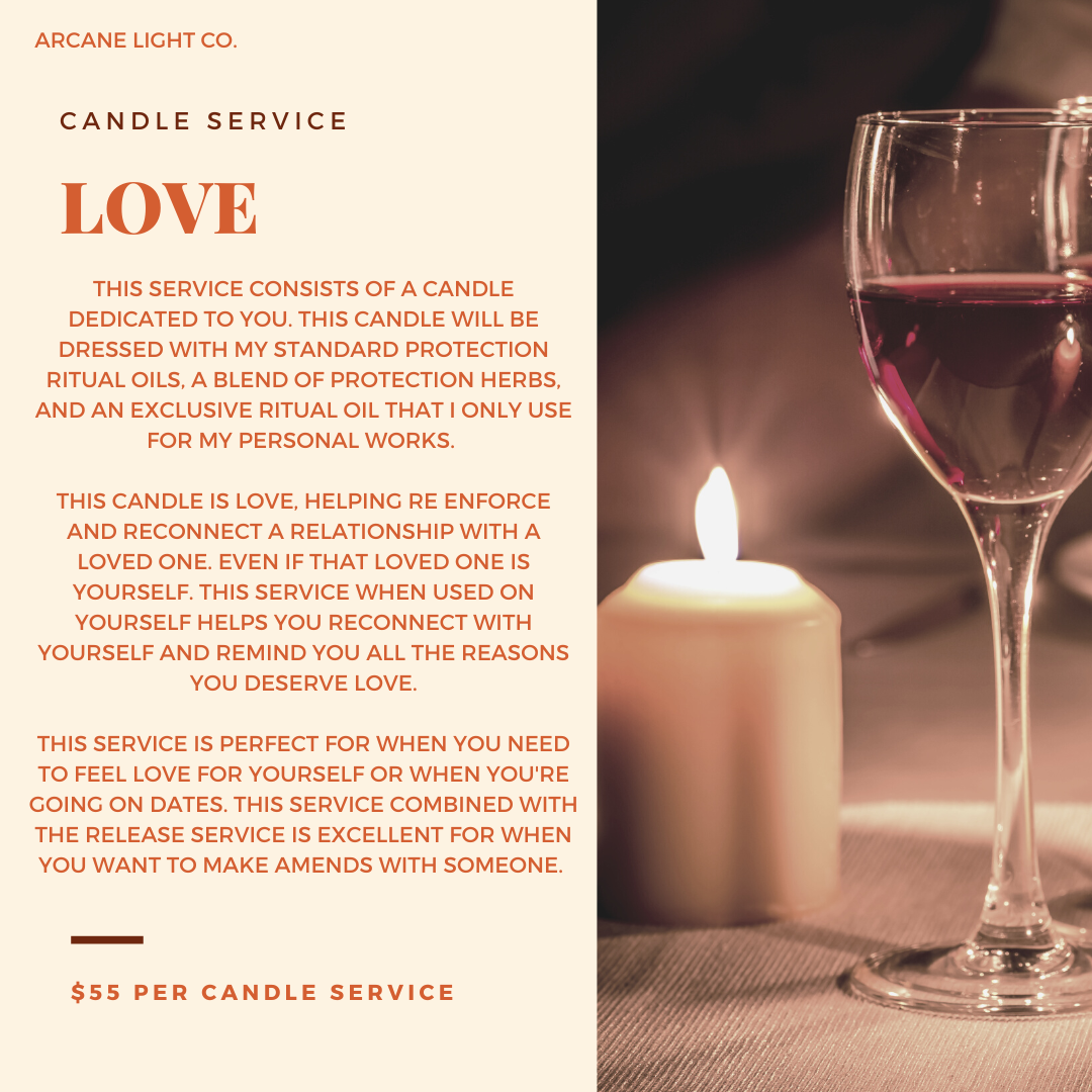 Love Candle Service - Ritual Service
