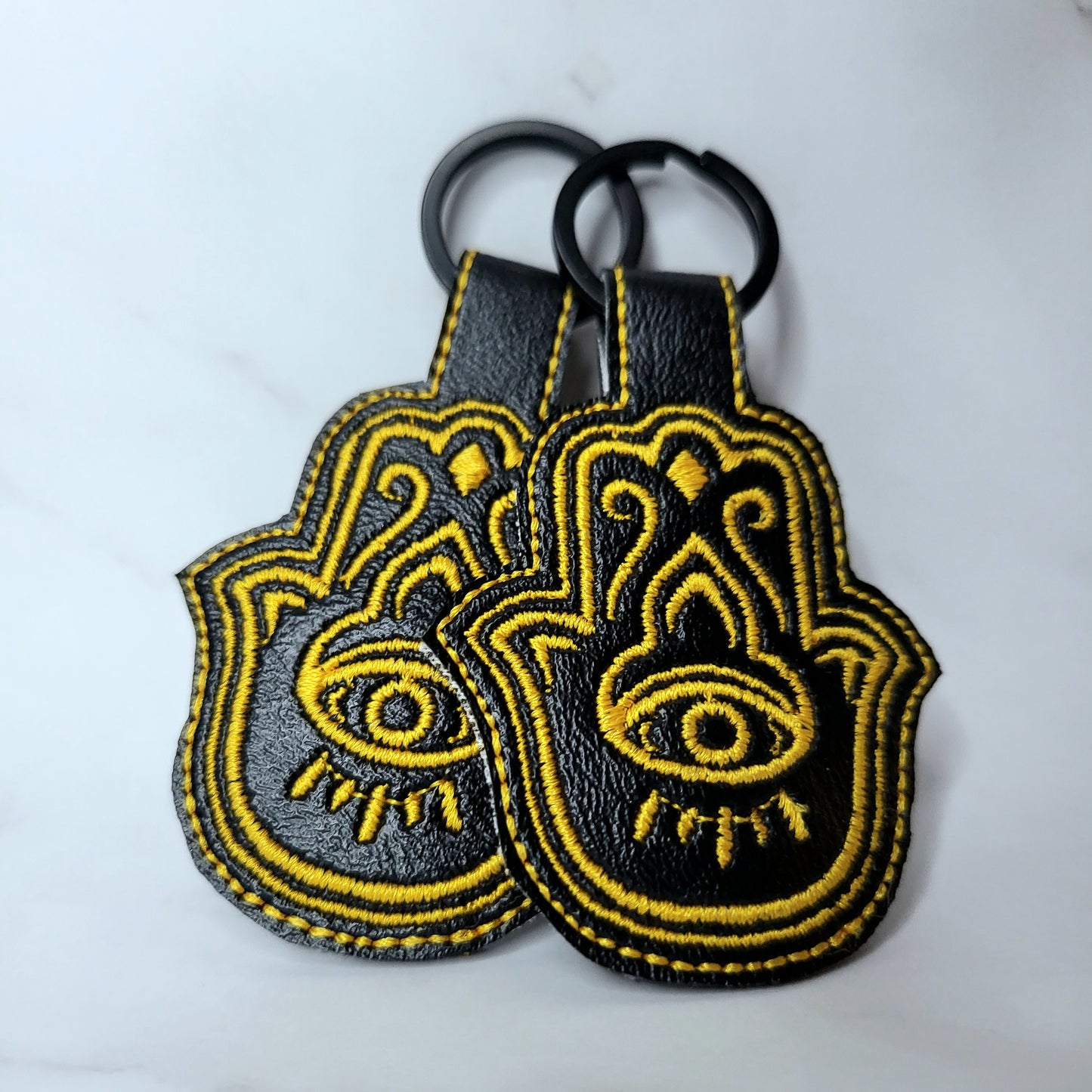 Hamsa Crystal Keychain - Protection