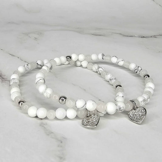True Heart Crystal Bracelet - Romantic and Self Love