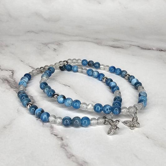 Butterfly Crystal Bracelet - Transformation and Growth