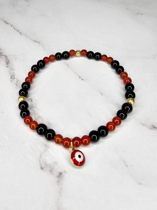 Evil Eye Reversal Crystal Bracelet - Protection and Negative Energy Reversal
