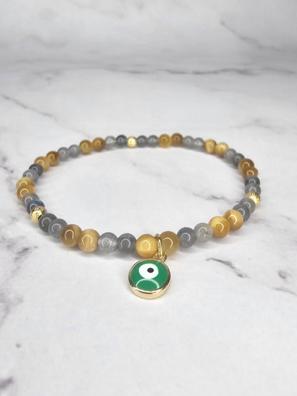 Haters Don't Ball Crystal Bracelet - Evil Protection for Success and Wealth