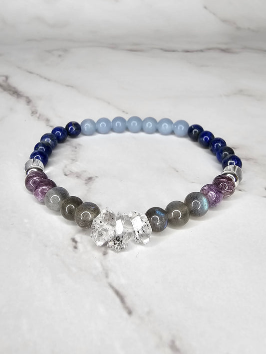 "Divine Spirit" Crystal Bracelet - Psychic and Spiritual Connection