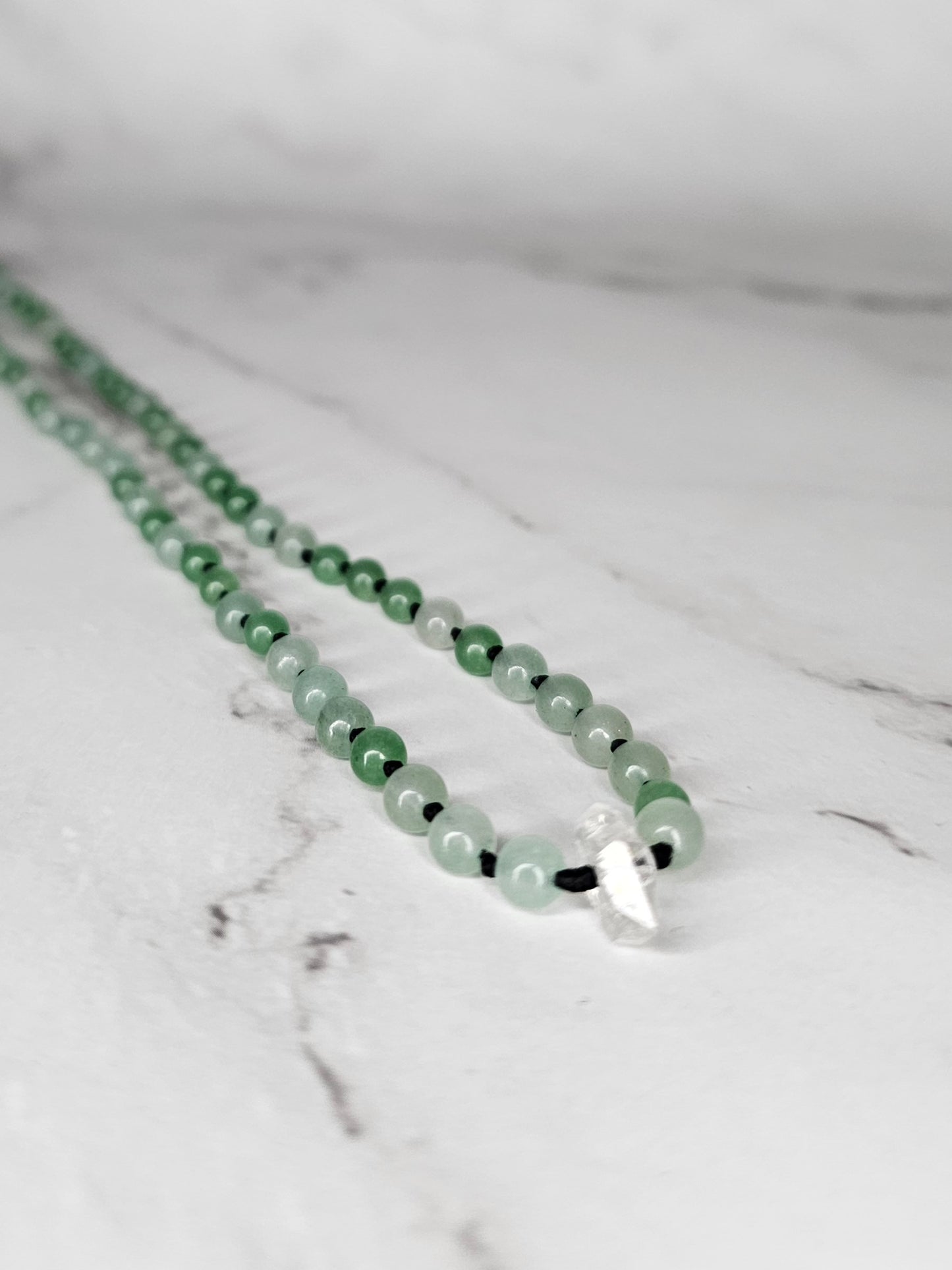 Arcane Elevation - Aventurine - Adjustable Beaded Necklace