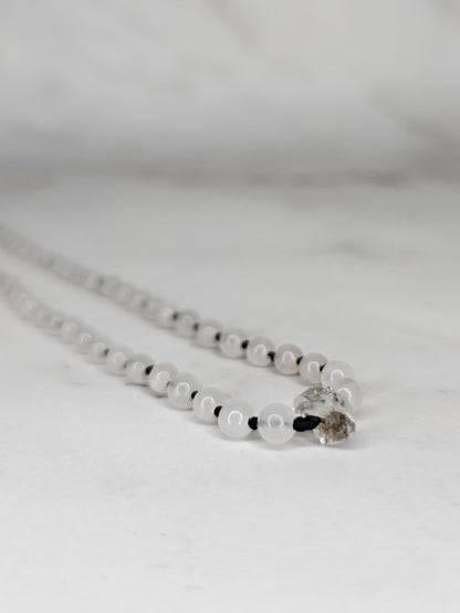 Arcane Elevation - Rose Quartz - Adjustable Beaded Necklace