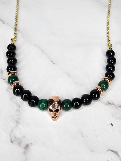 Crystal Guard Crystal Necklace - Protection and Protection from Spirits - 18" Gold Filled Chain