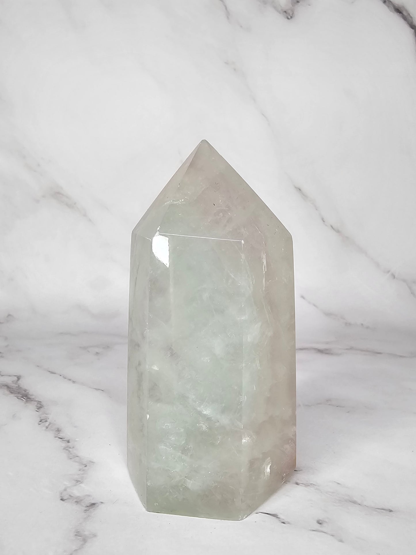 Rose Quartz Crystal Tower