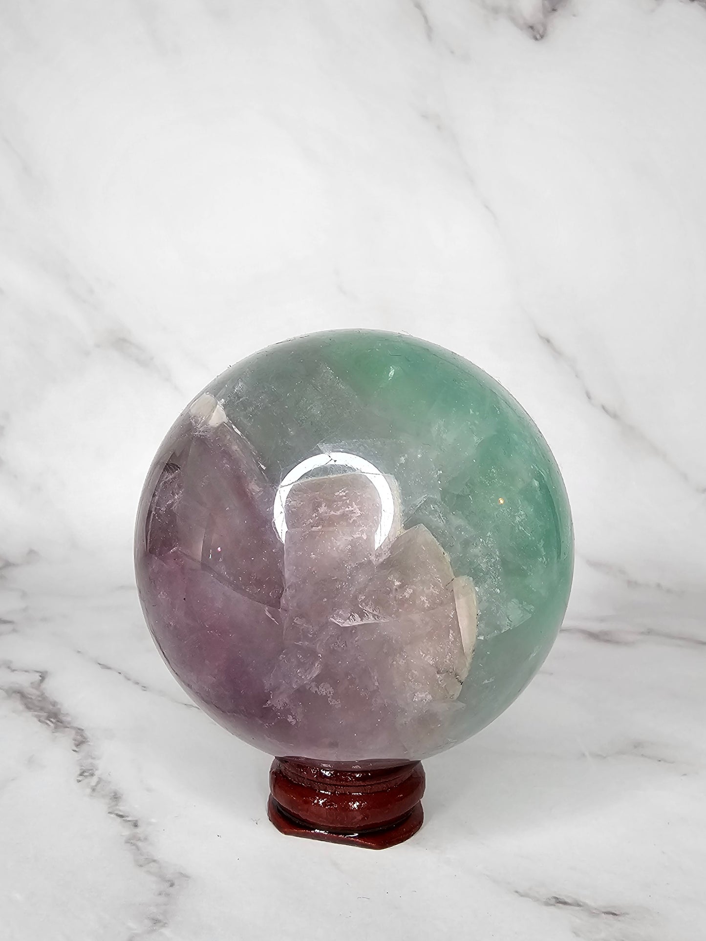 Fluorite Crystal Sphere