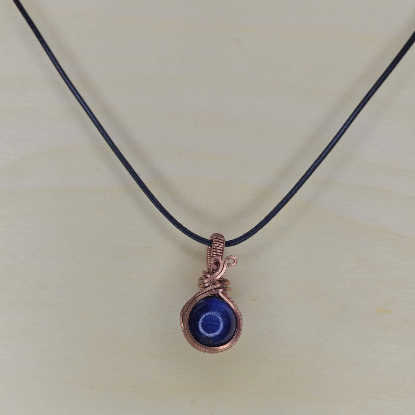 Arcane Seed - Blue Kyanite Crystal Pendant - Wire Wrapped
