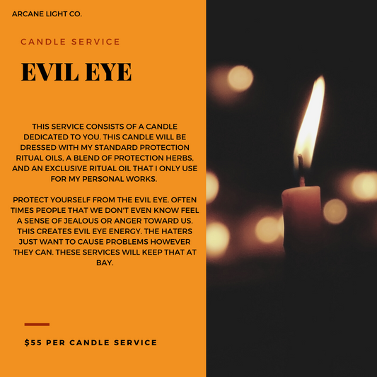 Evil Eye Protection Candle Service - Ritual Service