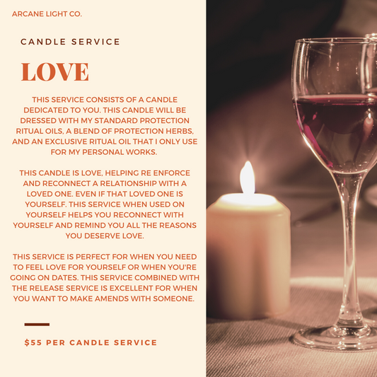 Love Candle Service - Ritual Service