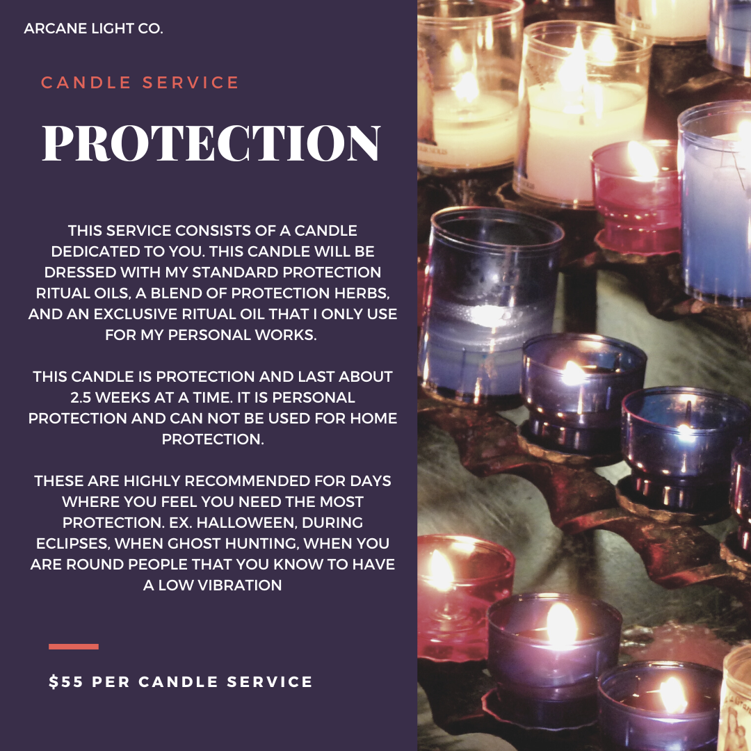 Protection Candle Service - Ritual Service