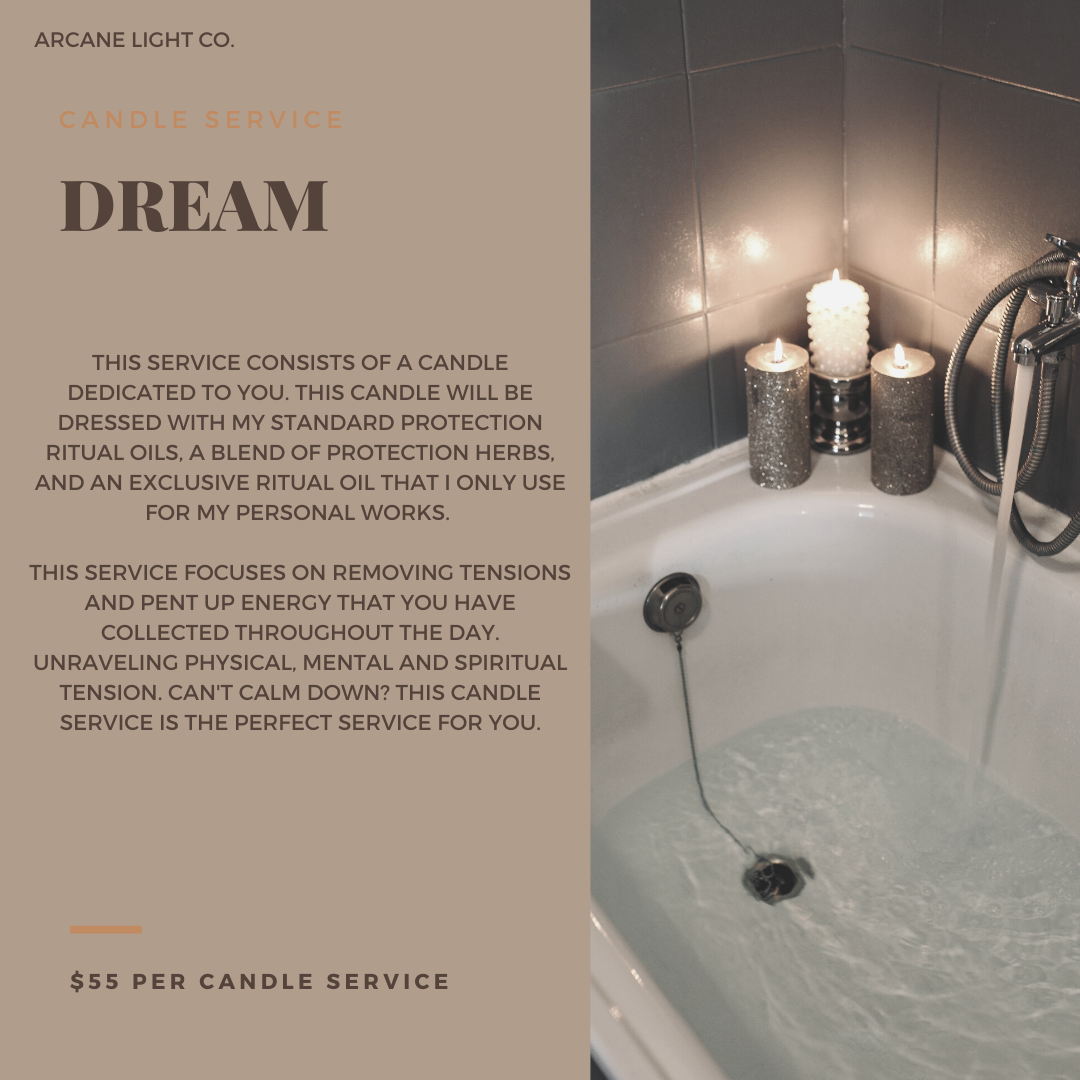 Stress Relief Candle Service - Ritual Service