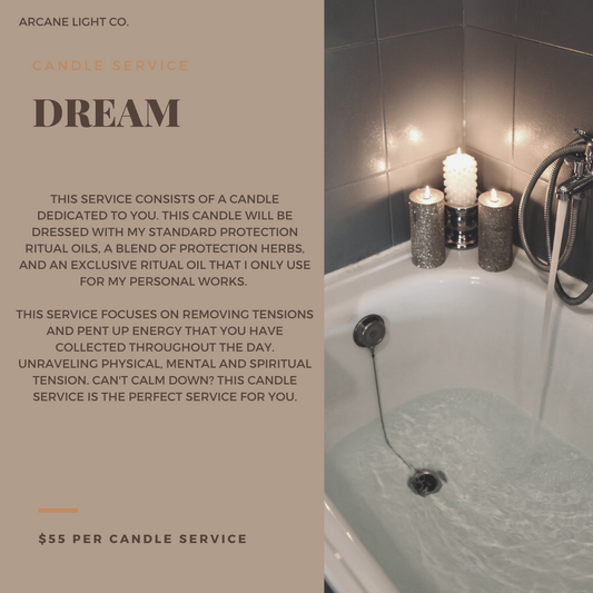 Stress Relief Candle Service - Ritual Service