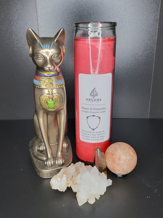 Energetic Protection Candle - Waves of Protection - 7 Day Candle